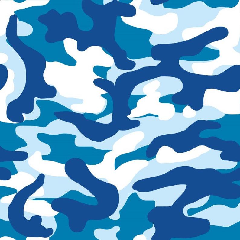 794x794 Sky Blue Camo Army Camouflage Seamless Pattern Military War Etsy