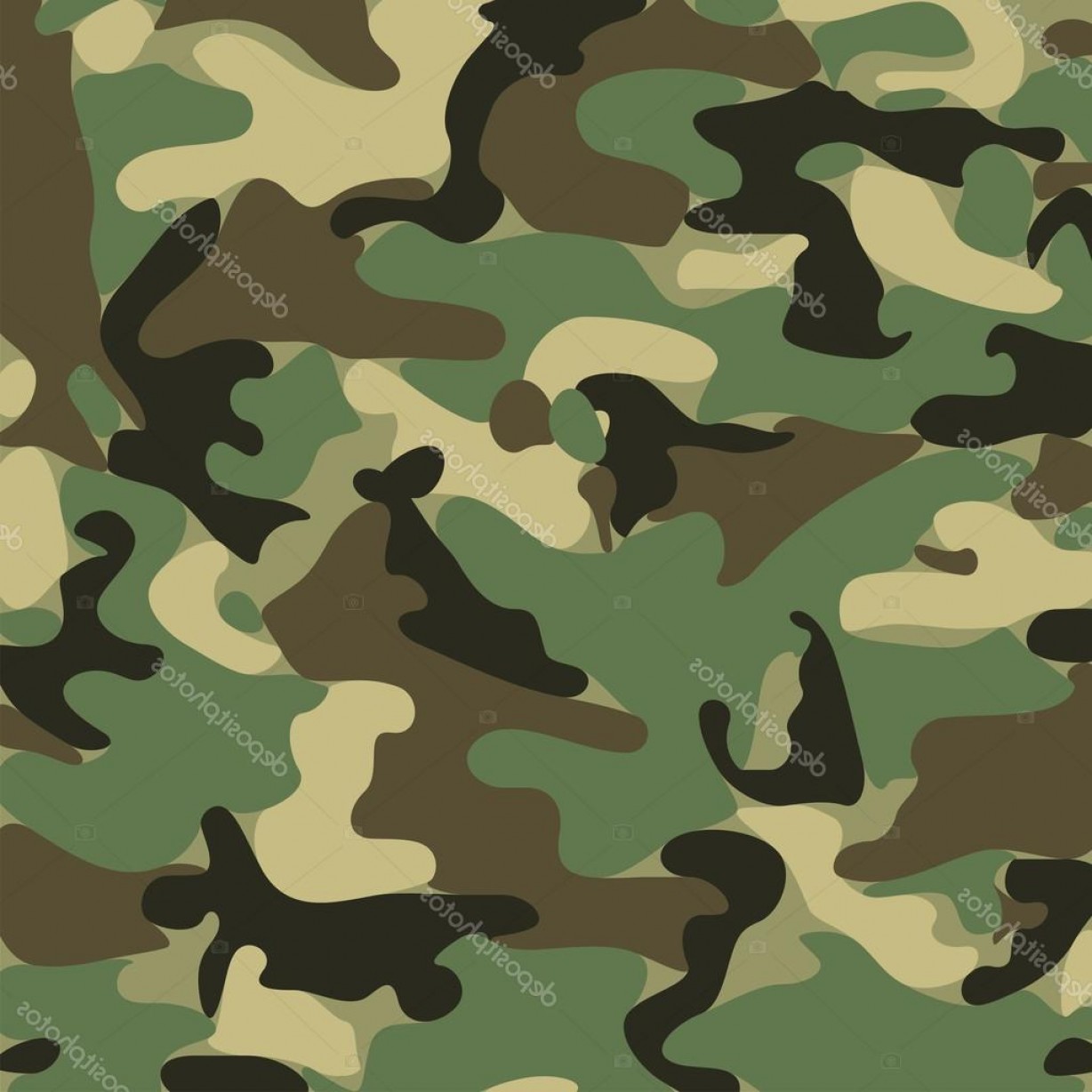 1228x1228 Stock Illustration Abstract Vector Military Camouflage Background