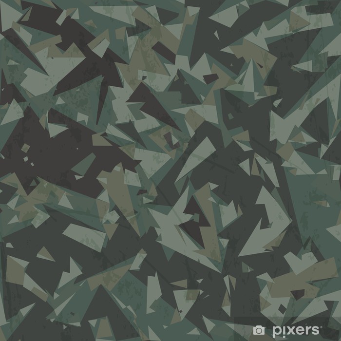 700x700 Vector Army Camouflage Background Wall Mural