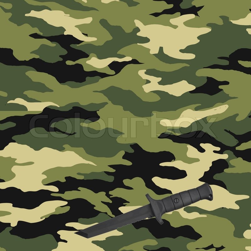 Camouflage And Army Knife 800x800 Camouflage And Army Knife