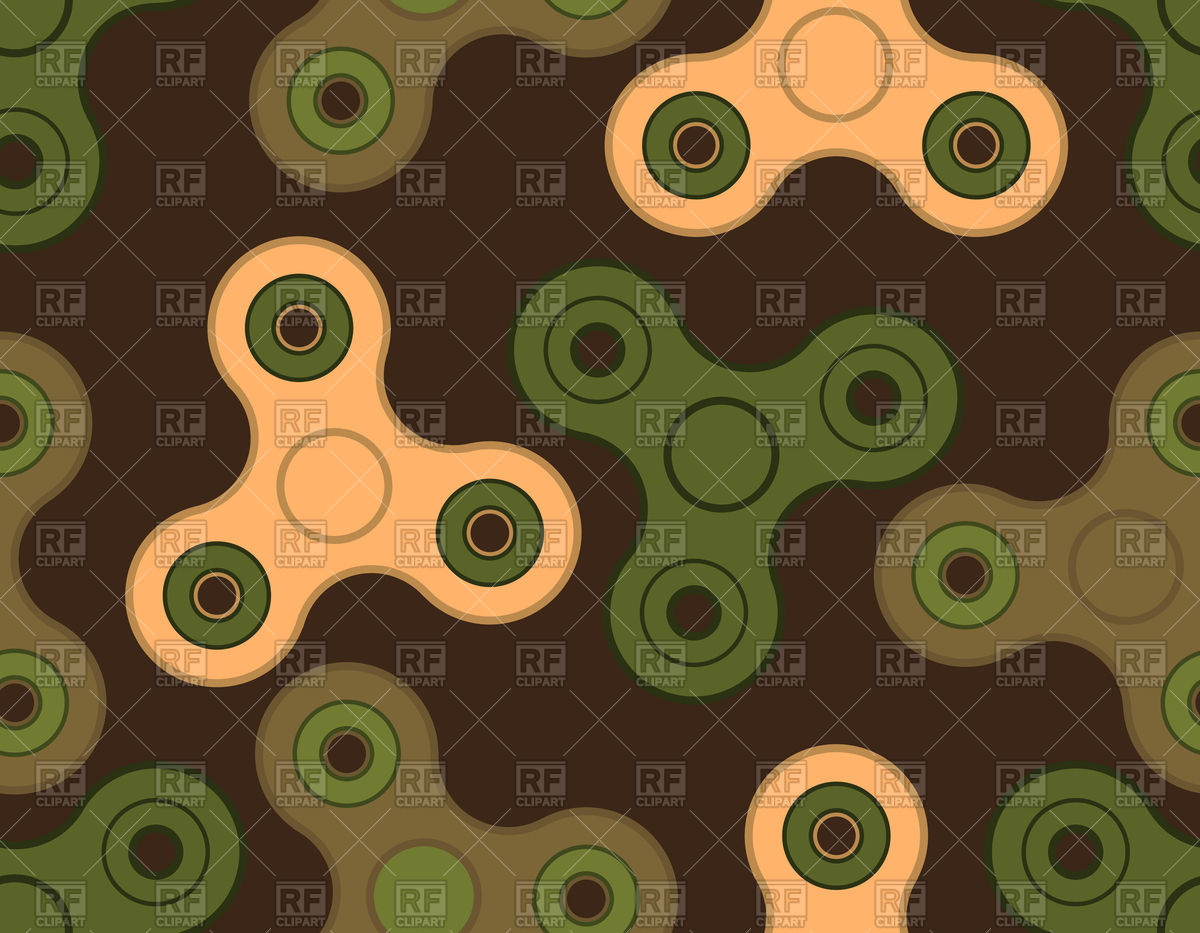 1200x933 Spinner Army Pattern Fidget Finger Toy Military Texture Vector