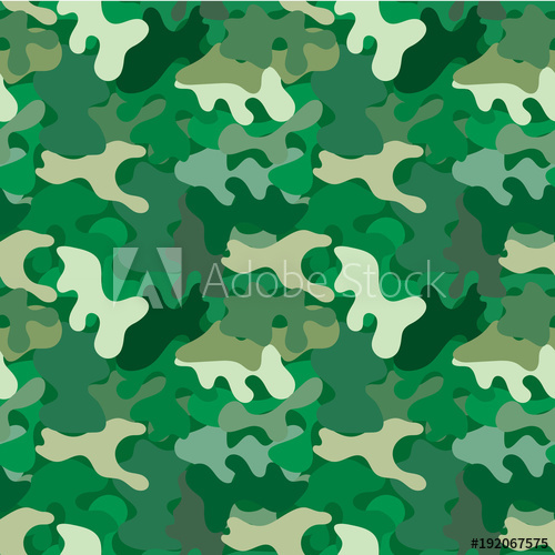 500x500 Vector Camouflage Seamless Pattern For Wallpaper, Backgrounds