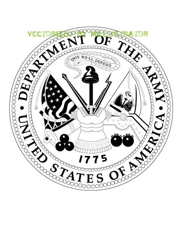 Army Seal Vector at Vectorified.com | Collection of Army Seal Vector ...