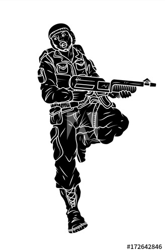 Army Soldier Vector at Vectorified.com | Collection of Army Soldier ...