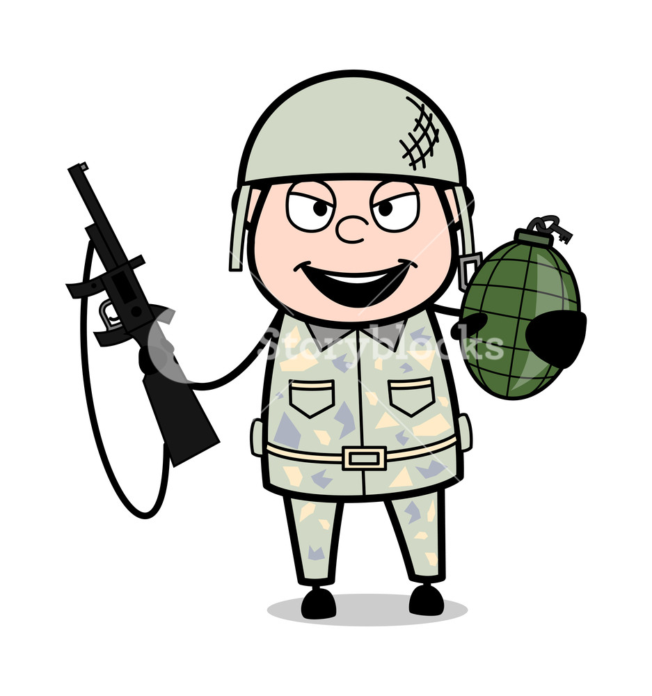 937x1000 Holding Gun And Grenade