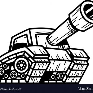300x300 Best Free Illustration Of Green Military Tank With White Star