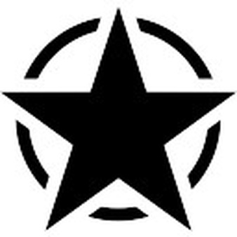 338x338 Army Star Vector Related Keywords Suggestions