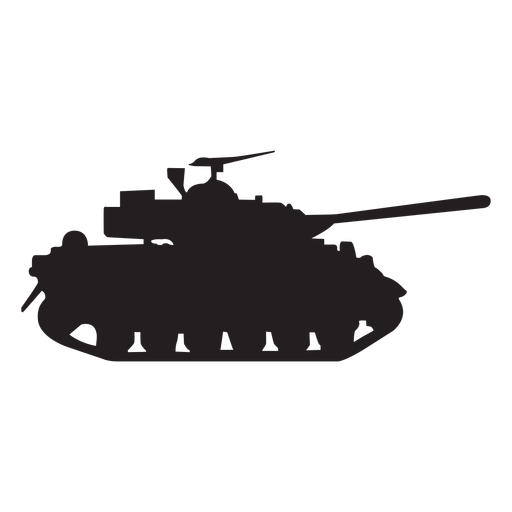 Military Tank Silhouette 512x512 Military Tank Silhouette