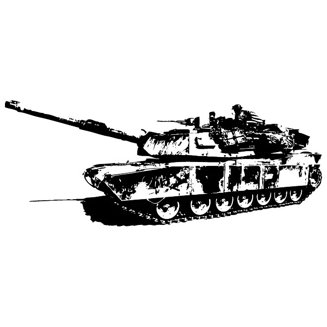 Tank Abrams Vector Image 660x660 Tank Abrams Vector Image