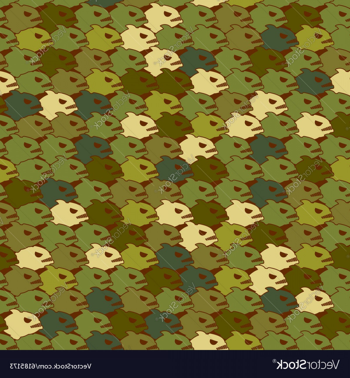 1200x1296 Military Texture From Piranha Army Seamless Vector Soidergi