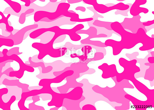 500x357 Seamless Camouflage Pink Texture Vector Military Repeats Army