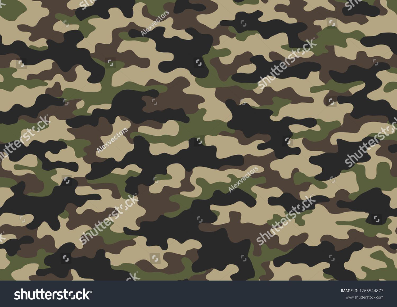 1500x1161 Texture Military Camouflage Seamless Pattern Abstract Army