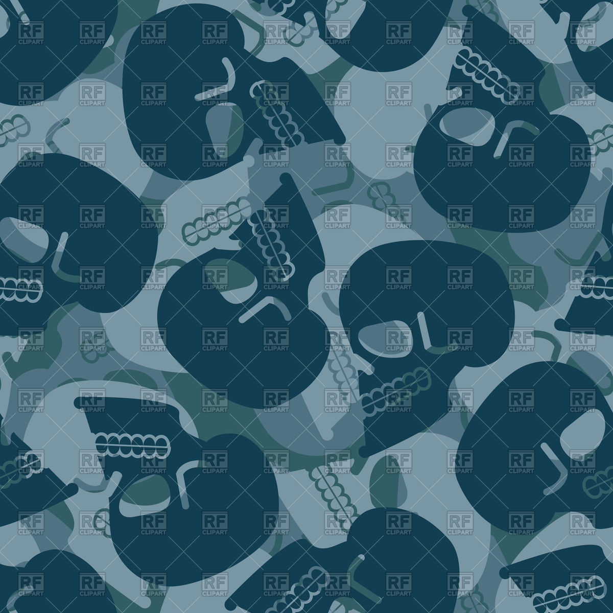 1200x1200 Army Skeleton Seamless Texture Vector Image Of Backgrounds