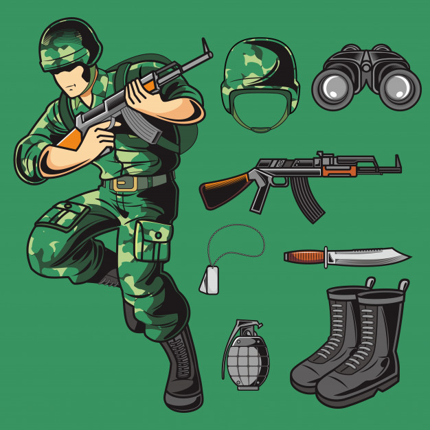 626x626 Army Vector Pack Vector Premium Download