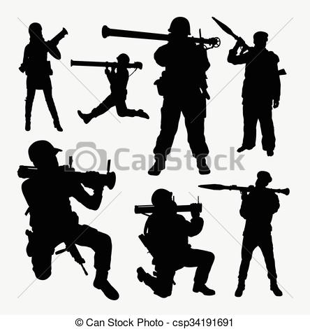444x470 Collection Of 'military Silhouette Vector Free' Download More
