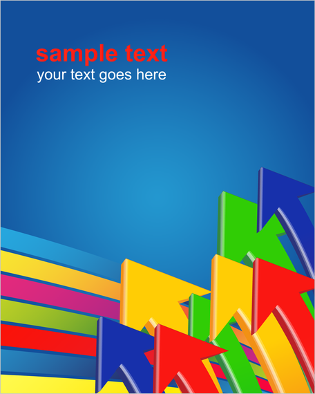 456x570 Arrow Background Vector