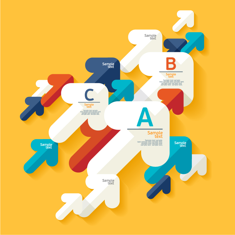 801x801 Color Arrow Background Vector Free Vector Graphic Download