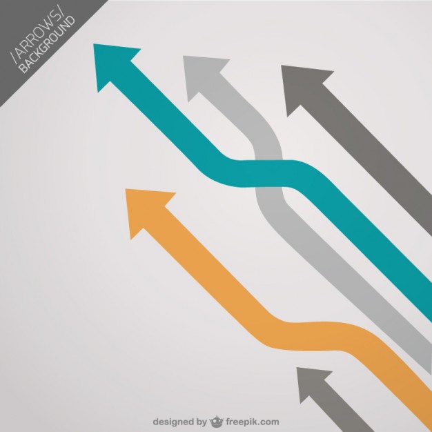 626x626 Grey, Green And Yellow Arrows Background Vector Free Download