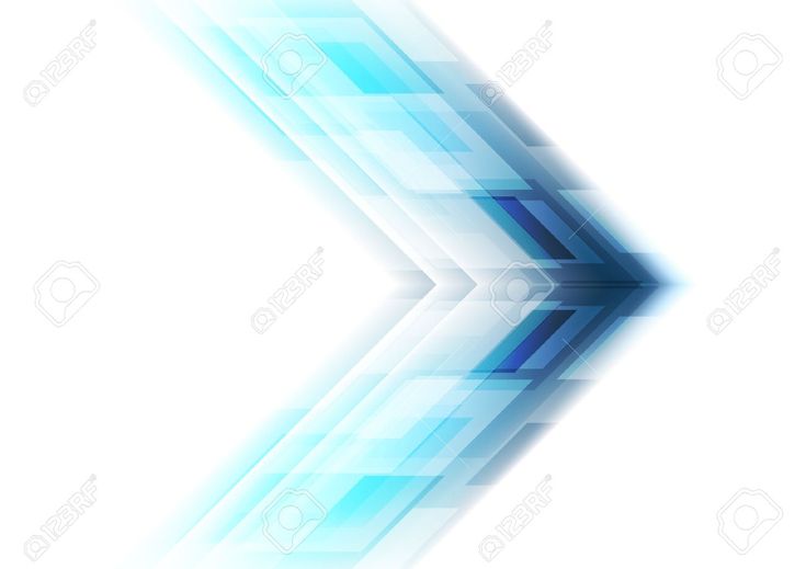 735x519 Vector Blue Blue Arrow Tech Background Vector Template Graphic