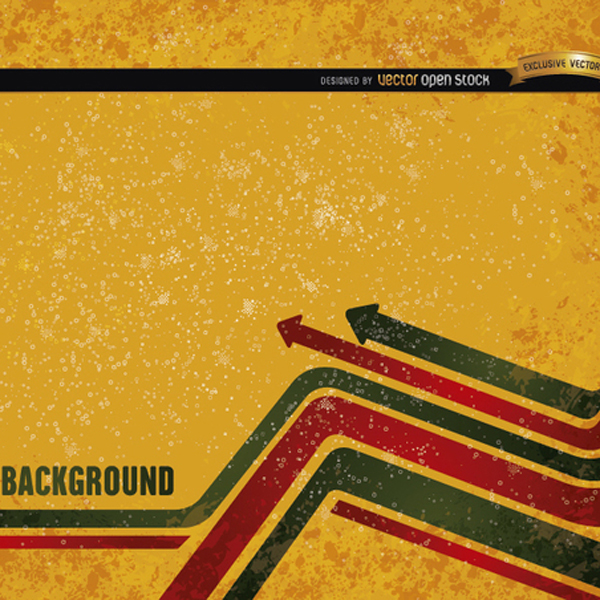 600x600 Yellow Grunge Arrow Background Vector Free Vectors Ui Download