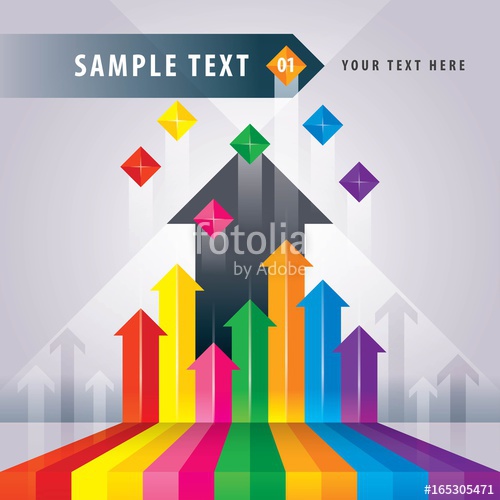 500x500 Arrow, Arrow Background Vector, Background Modern, Business