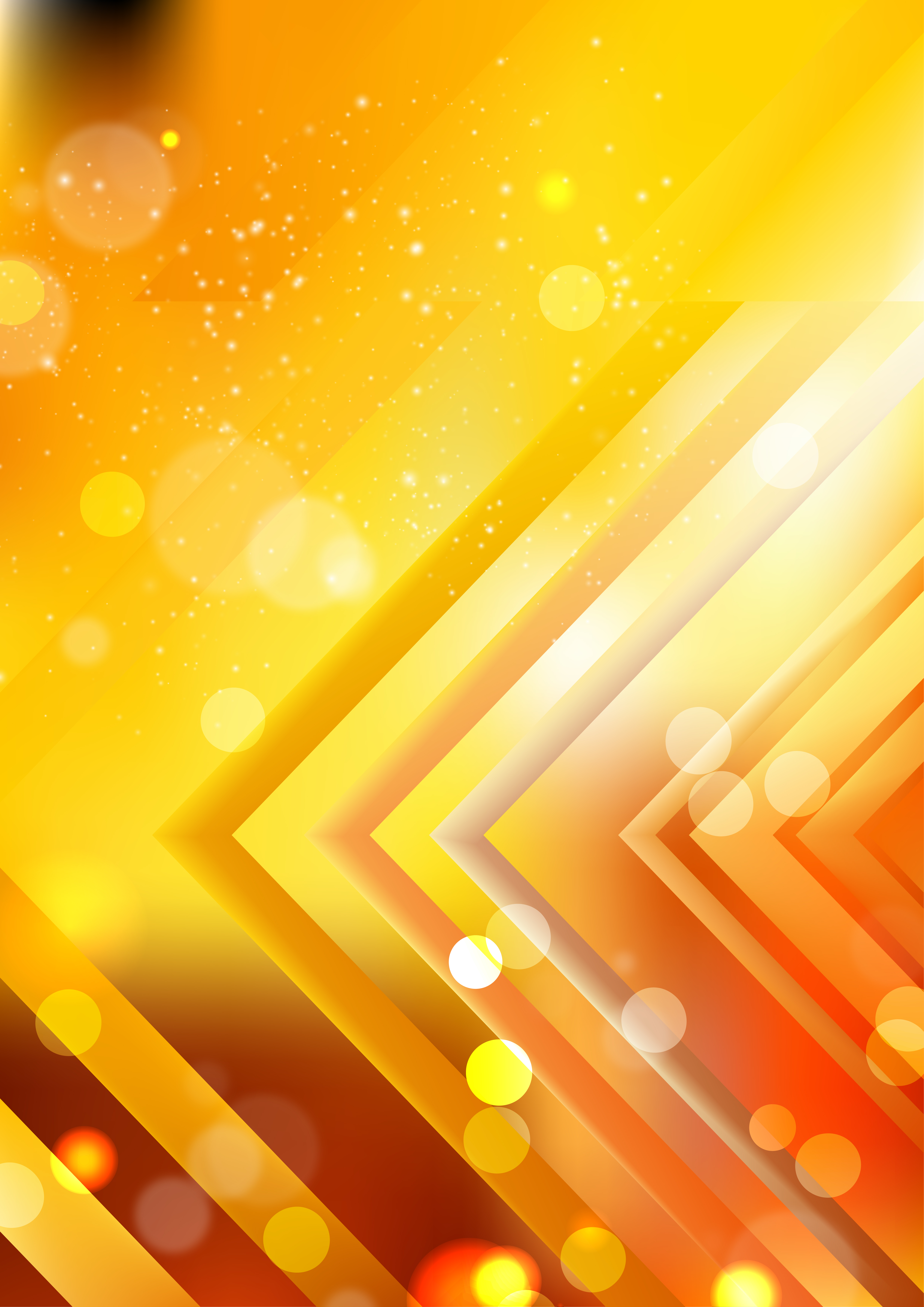 4961x7016 Abstract Red And Orange Arrow Background Vector Art