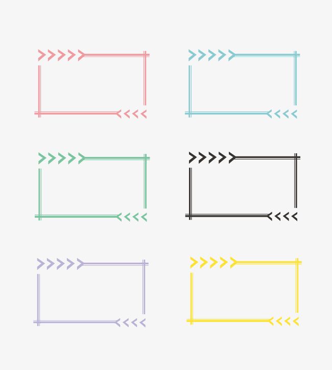 650x724 Vector Minimalistas Border, Photo Frame, Vector Border, Colorful