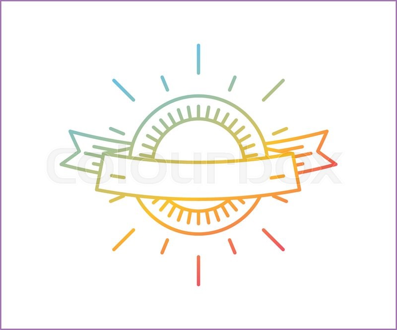 800x665 Vector Linear Logo Template Abstract Stock Vector Colourbox