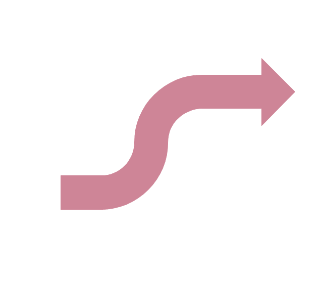 640x562 Directional Arrows Sales Arrows Vector Stencils Library Hr Clip