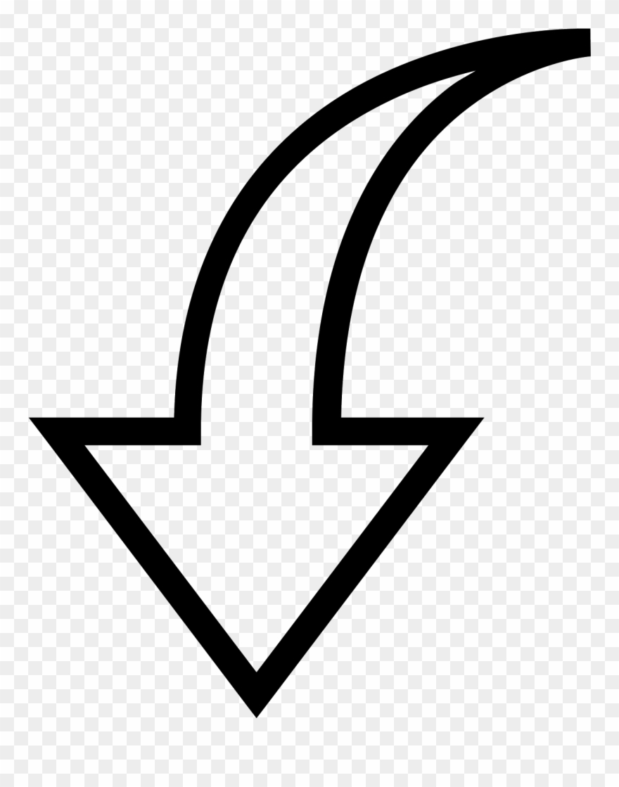 880x1119 Gothic Vector Arrow Clipart Black And White Library