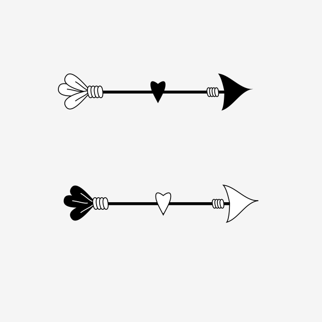 640x640 Lovely Arrow Clipart Png Vector Element, Arrow, Love, Love Arrow