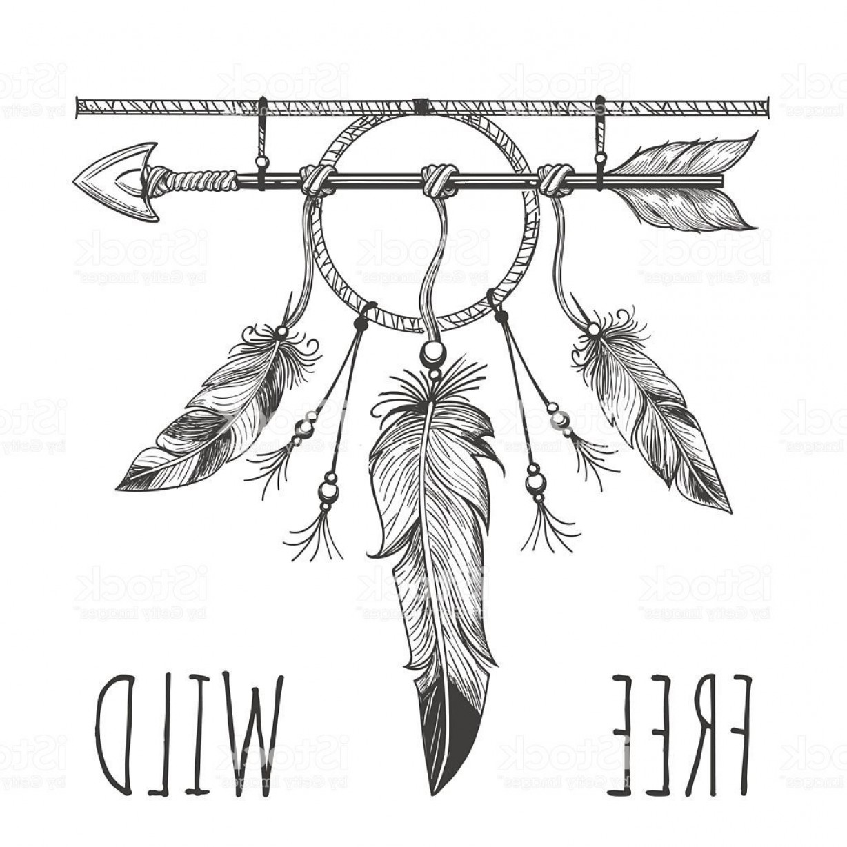 Arrow Feather Vector at Vectorified.com | Collection of Arrow Feather ...