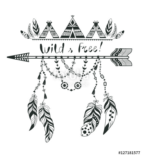 Boho Style For T Shirt And Decoration Abstract Design With Bird 457x500 Boho Style For T Shirt And Decoration Abstract Design With Bird