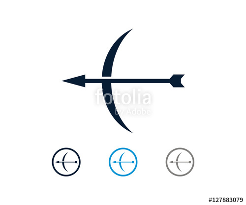 500x417 Circle Curve Arrow Arrowhead Vector Icon Logo Design Stock Image