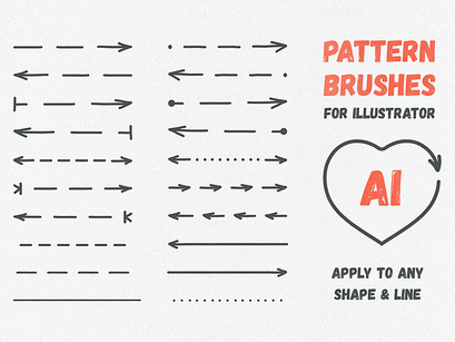 409x307 Arrow Head Pattern Brushes Vector Arrows