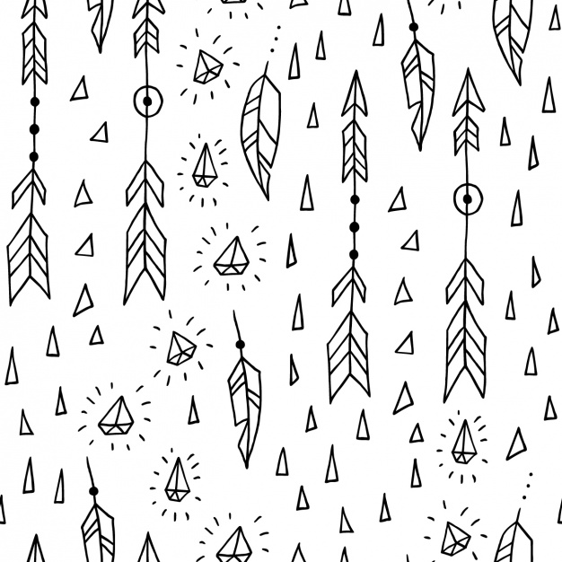 626x626 Arrows Pattern Design Vector Free Download