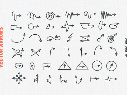 409x307 Arrow Head Pattern Brushes Vector Arrows