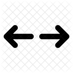 256x256 Left, Right, Arrow, Vector Icon Of Line Style