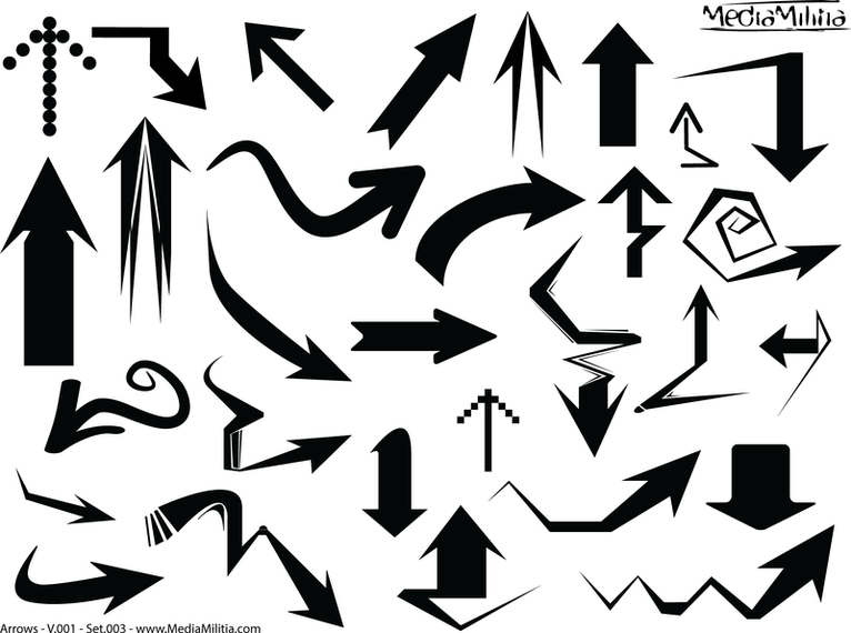 766x570 Arrow Vector Pack