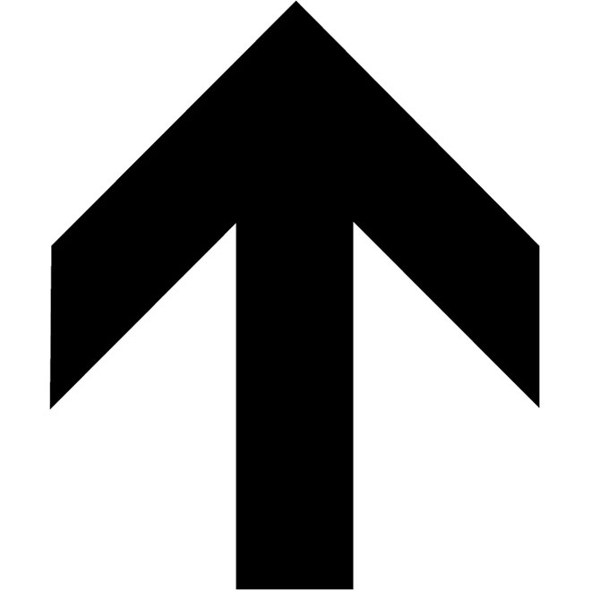 660x660 Direction Up Arrow Vector