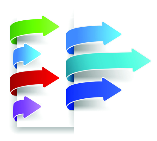 Colour Bookmarks With Arrow Vector Graphics Free Download 500x450 Colour Bookmarks With Arrow Vector Graphics Free Download