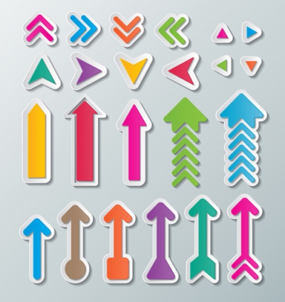 Cute Paper Arrows Vector Free Vectors Ui Download 401x425 Cute Paper Arrows Vector Free Vectors Ui Download