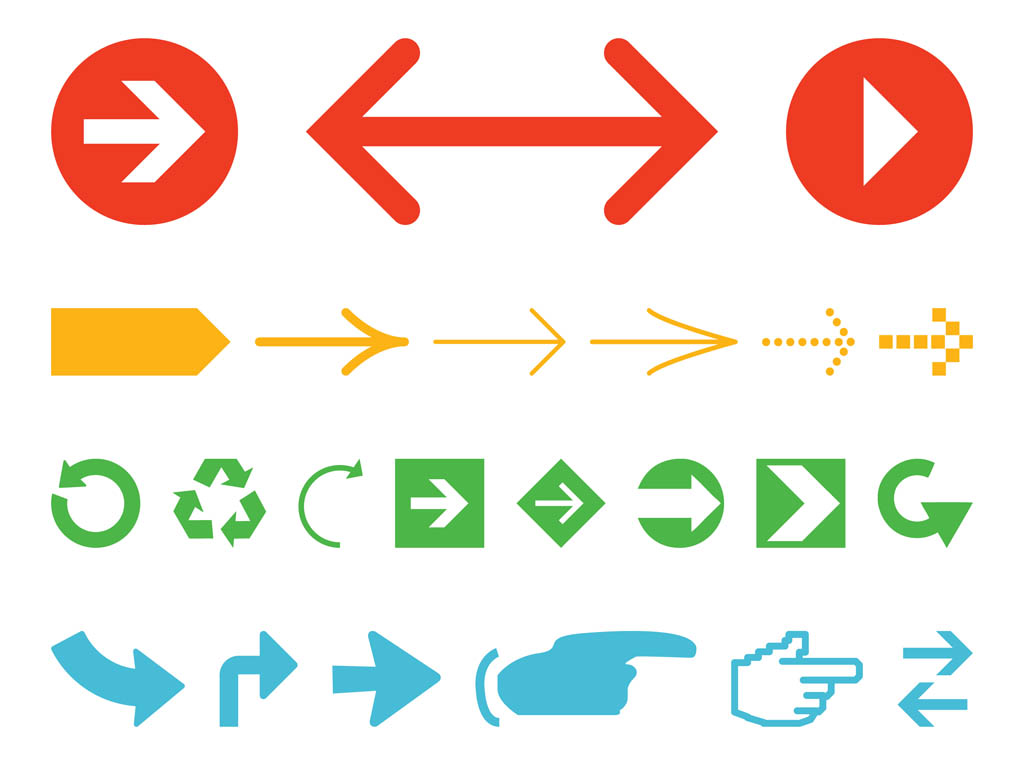 1024x765 Arrows Graphics Pack Vector Art Graphics