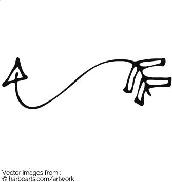 335x355 Download Hand Drawn Swirl Arrow