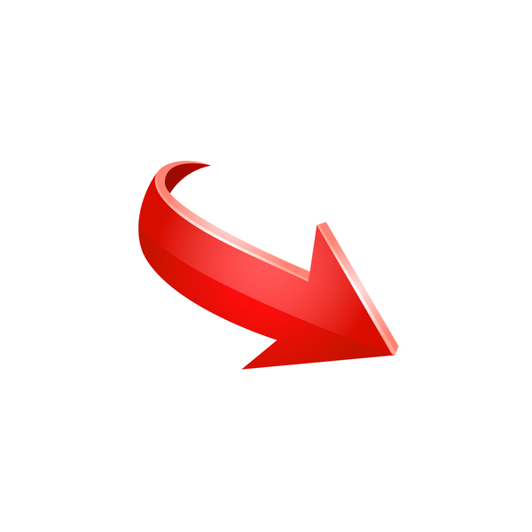 600x600 Red Arrow Vector Free Download