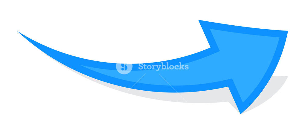 1000x439 Arrow Vector Shape Royalty Free Stock Image