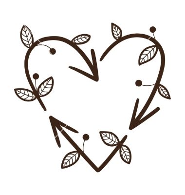 Recycle Arrows In A Shape Of Heart Vector 380x400 Recycle Arrows In A Shape Of Heart Vector