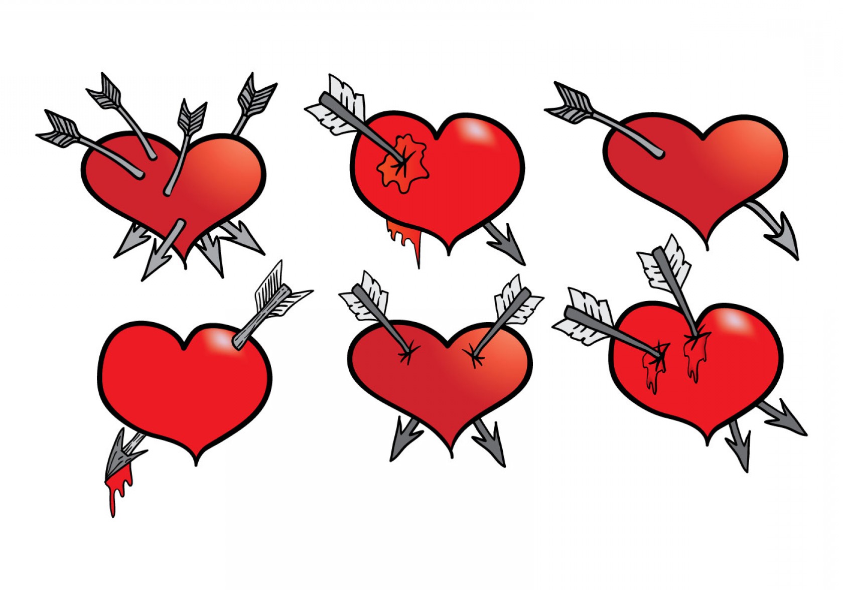 Tribal Heart Arrow Vector Iniikim 1680x1176 Tribal Heart Arrow Vector Iniikim