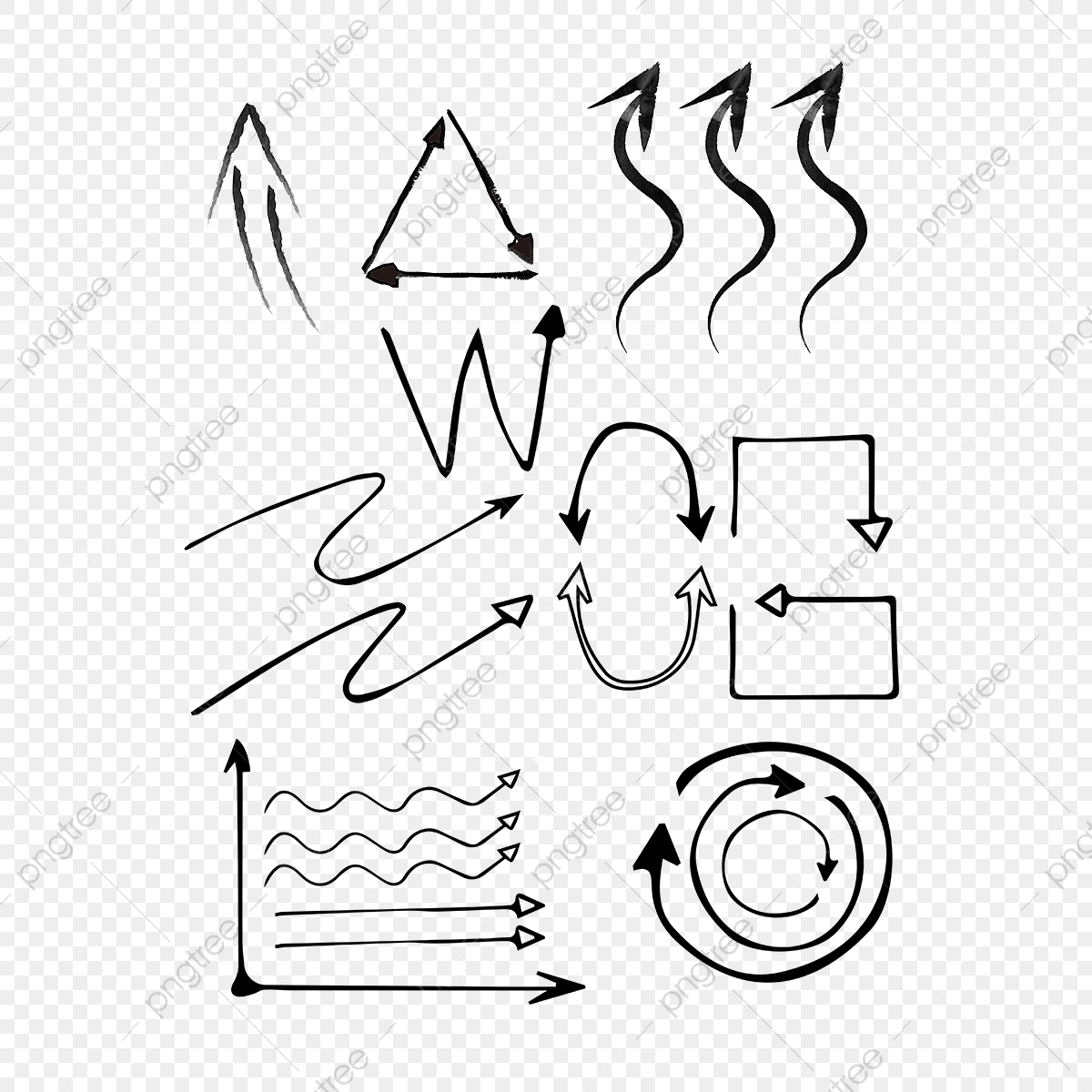 1200x1200 Black Simple Arrowhead Arrows Can Be Commercial Elements, Vector