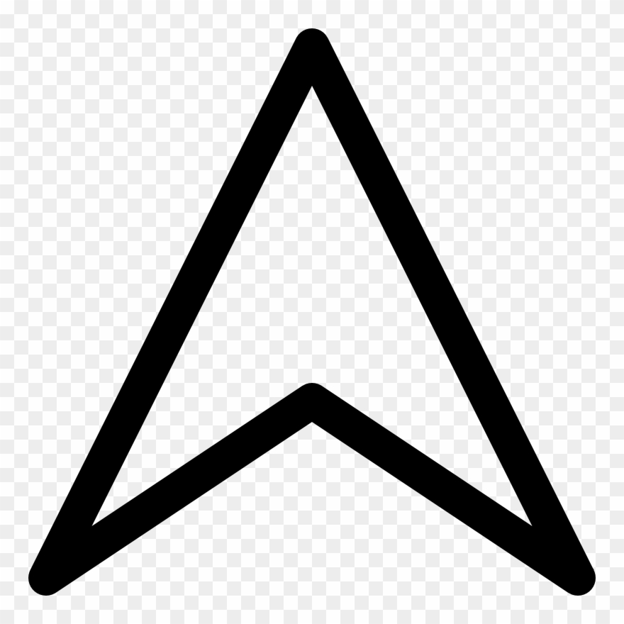 880x880 Free Vector Up Arrow Head Clip Art